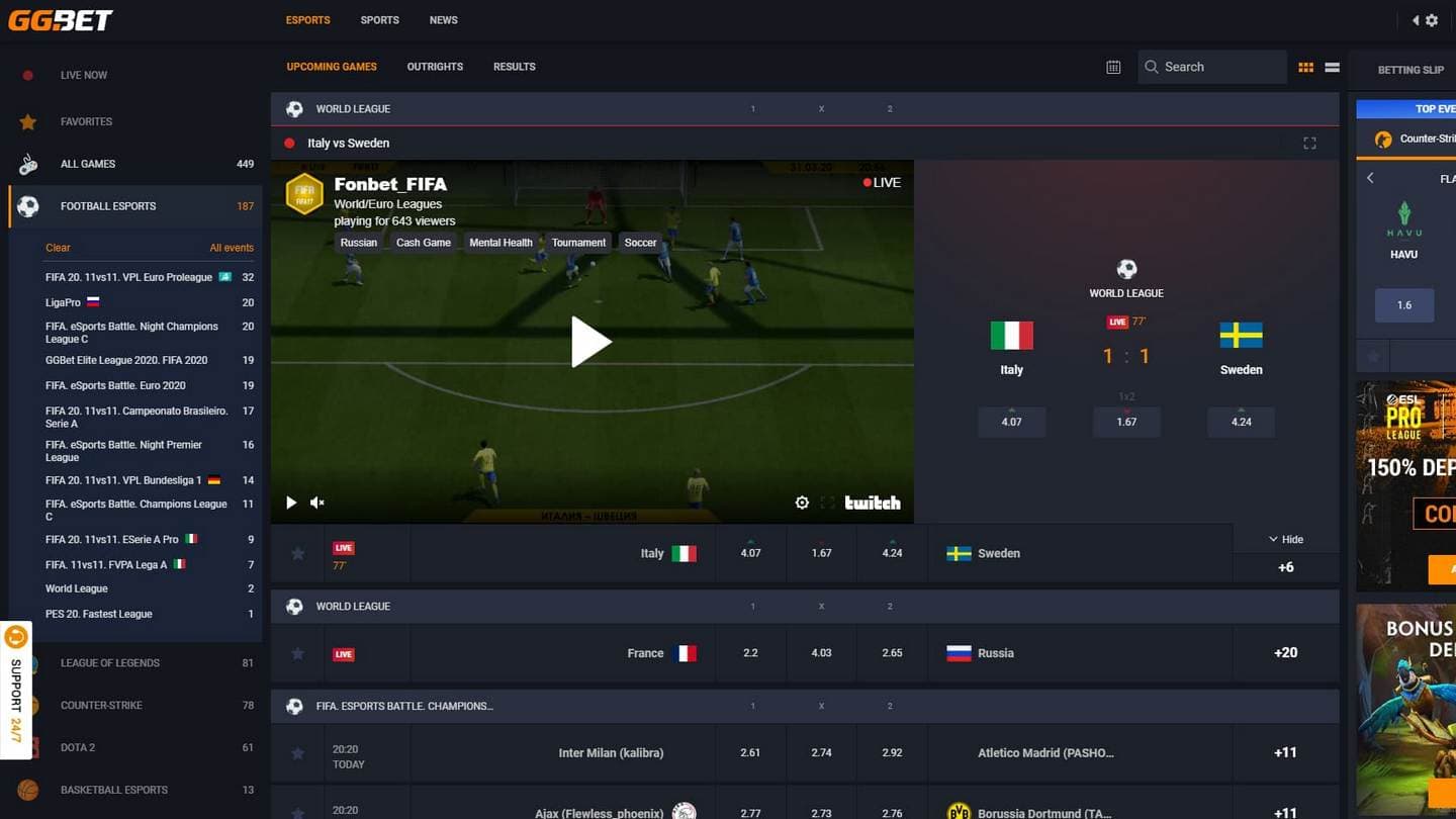 GGBet — букмекерская контора для безопасных ставок