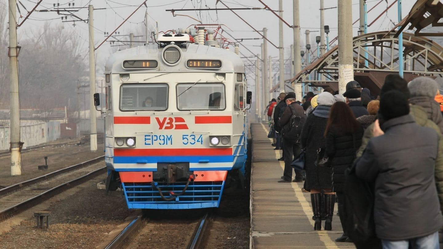 В Киеве на три дня отменят движение городской электрички
