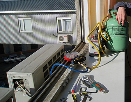 Заправка кондиционера в квартире