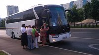 Дверь к путешествиям на автобусе
