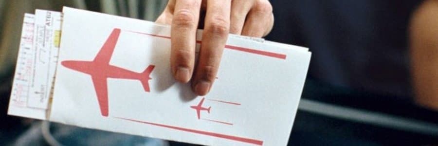 распечатанные билеты для посадки на борт