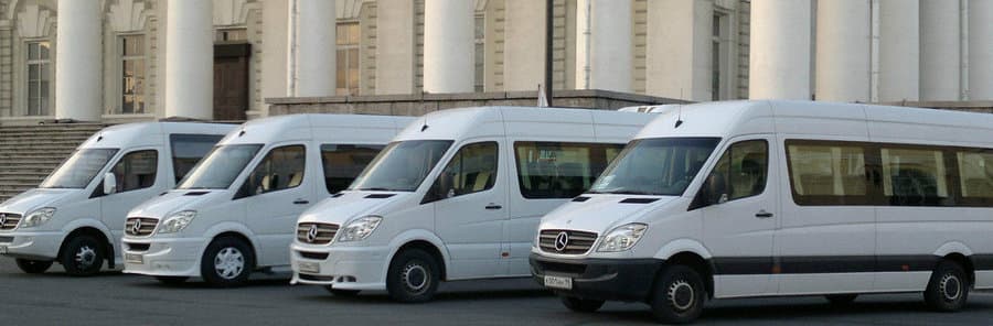 Автопарк микроавтобусов