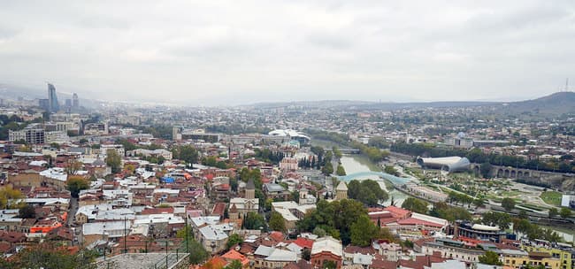 Панорамный вид города